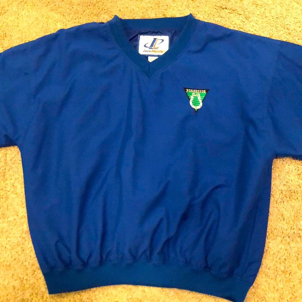 Pullover Colts Horseshoe Club size large